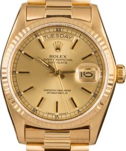 HandMade The Rolex Yellow Gold President 18038