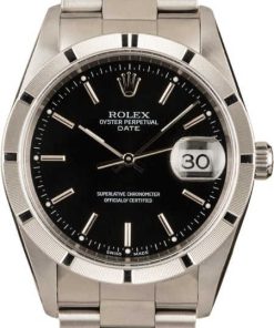 HandMade The Rolex Date 15210 Black Index Dial