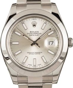 HandMade The Rolex Datejust II Ref 116300 Silver Index