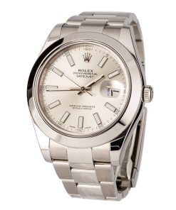 Alternative view of HandMade The Rolex Datejust II Ref 116300 Silver Index