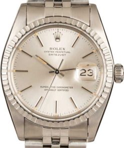 HandMade The Rolex Datejust 16030 Silver Dial 100% Authentic