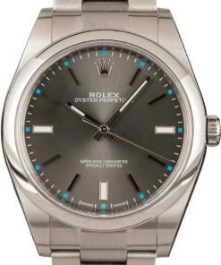 HandMade The Rolex Oyster Perpetual 114300 Dark Rhodium Dial