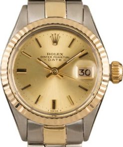 HandMade The Lady Rolex Date Steel 6917 Oyster Bracelet