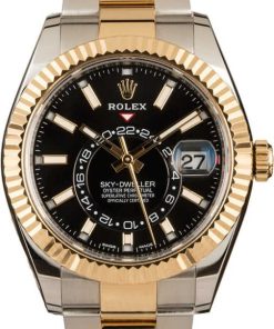 HandMade The Rolex Sky-Dweller 326933 Black Dial Two Tone