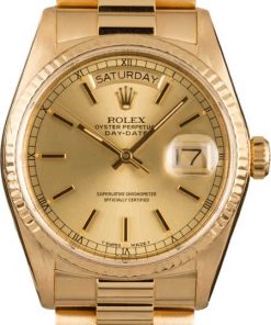 HandMade The Rolex 36MM President 18038 Champagne Index Dial