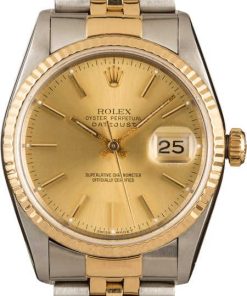 HandMade The Rolex Datejust 16013 Stainless Steel and Gold