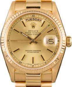HandMade The Rolex Champagne President 18038
