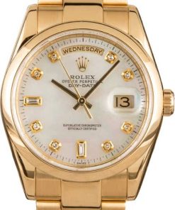 HandMade The Rolex Day-Date 118208 MOP Diamond Dial