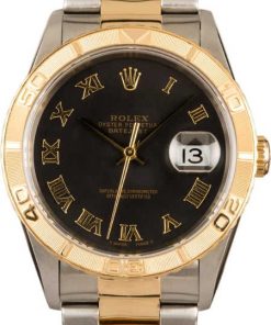 HandMade The Rolex Datejust Turn-O-Graph 16263 Black Dial