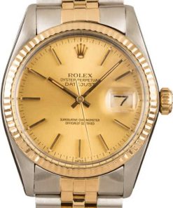 HandMade The 36MM Rolex Datejust 16013 Champagne