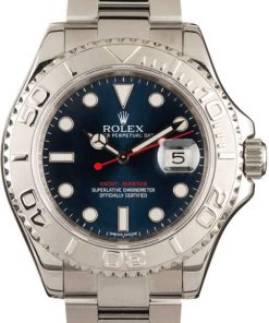 HandMade The Rolex Platinum Yacht-Master Blue 116622 Mens Watch