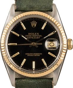 HandMade The Rolex 36MM Datejust 16013 Black Dial