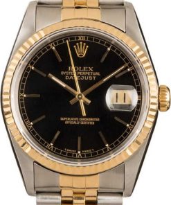 HandMade The Rolex Datejust 16233 Black 100% Authentic