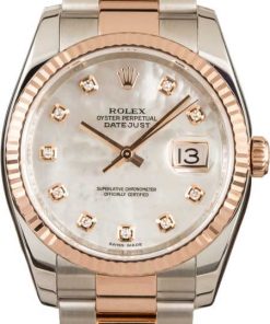 HandMade The Rolex Datejust 116231 MOP Diamond Dial