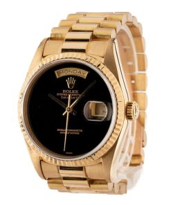 Alternative view of HandMade The Rolex Day-Date President 18238 Black Onyx Dial