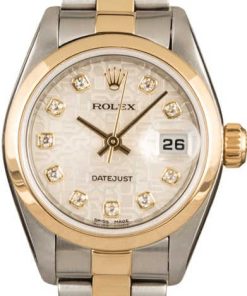 HandMade The Rolex Lady-Datejust 79163 100% Authentic Two Tone