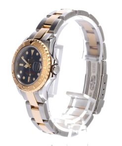 Alternative view of HandMade The Mid-size Rolex Yacht-Master 168623 Blue Dial