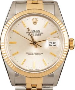 HandMade The Rolex Datejust 16013 Two Tone Watch
