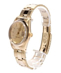 Alternative view of HandMade The Vintage Yellow Gold Rolex Date 15037