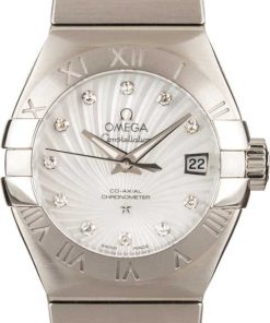 HandMade The Omega Constellation Stainless Steel Diamonds