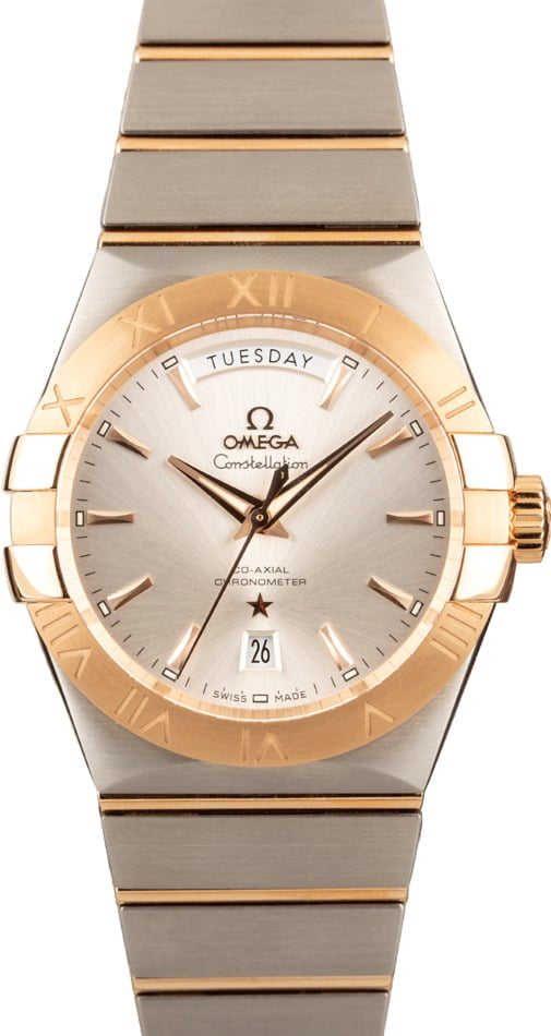 HandMade The New Omega Constellation Two Tone Silver Dial