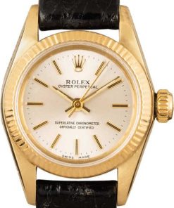 HandMade The Ladies Gold Rolex Oyster Perpetual 67197