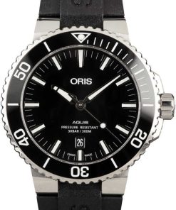 HandMade The Oris Aquis Date Black Dial and Bezel