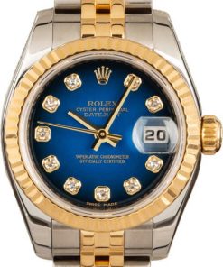 HandMade The Lady Datejust 179173 Diamond Dial 100% Authentic