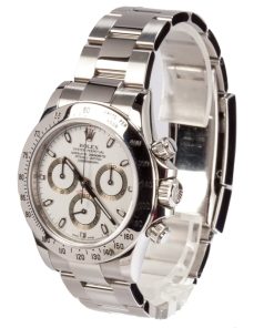 Alternative view of HandMade The Certified Men's Rolex Daytona 116520 White Dial
