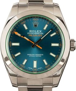 HandMade The Milgauss Rolex 116400 Blue Dial Certified