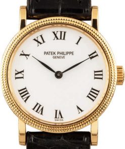HandMade The Ladies Patek Philippe Calatrava 18k Yellow Gold