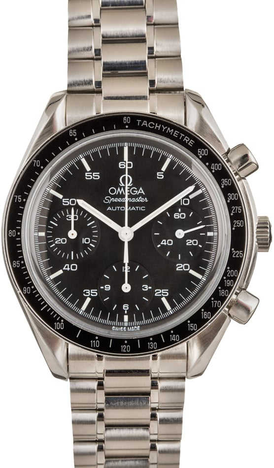 HandMade The Omega Speedmaster Reduced Black Dial