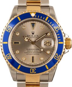 HandMade The Rolex Serti Dial Submariner 16613 Mens