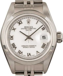 HandMade The Ladies Rolex Date 79160 White Dial