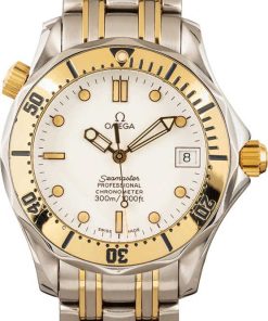 HandMade The Omega Seamaster 300M Chronometer Steel and Yellow Gold