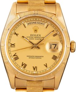 HandMade The Rolex Day-Date Presidential 18248 Bark Finish