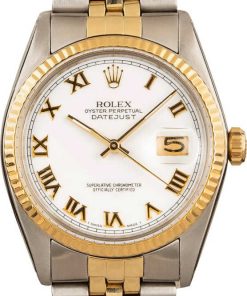 HandMade The Rolex Datejust 16013 Steel and Gold Watch