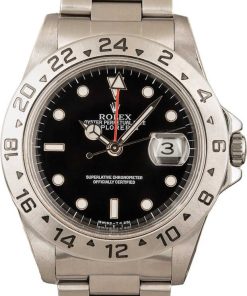 HandMade The Black Dial Rolex Explorer II Ref 16570 Steel Oyster Bracelet
