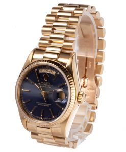 Alternative view of HandMade The Rolex Day-Date President 18038 Blue Dial