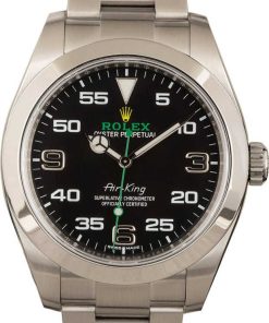 HandMade The Rolex Mens Air-King 116900 Black Dial