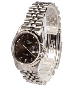 Alternative view of HandMade The Rolex Datejust 16234 Black Index Dial