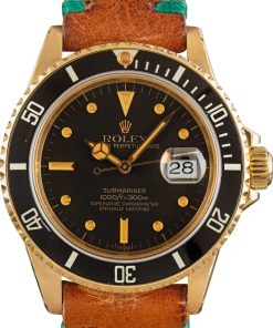 HandMade The Rolex Submariner 16808 Yellow Gold