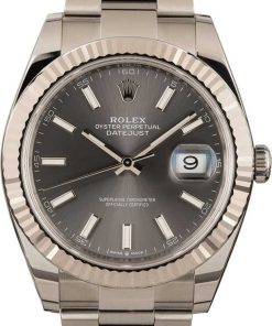 HandMade The Rolex Datejust 41 Ref 126334 Dark Rhodium Dial