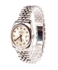 Alternative view of HandMade The Rolex Datejust Steel 116234 Diamond Dial