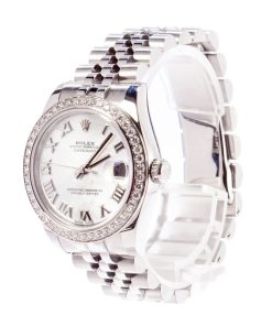 Alternative view of HandMade The Rolex Datejust 178384 Mid-Size Watch Diamond Bezel