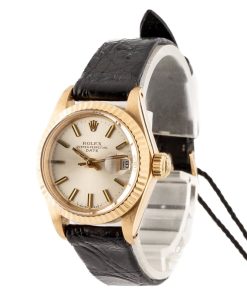 Alternative view of HandMade The Rolex Ladies Date 6917 Silver Dial