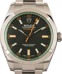HandMade The Rolex Milgauss Green Sapphire Crystal 116400GV
