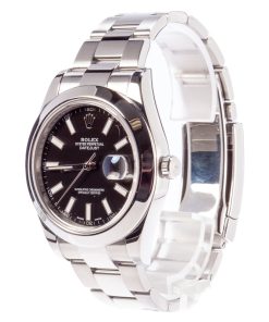 Alternative view of HandMade The Datejust Rolex 116300 Black Index 41MM