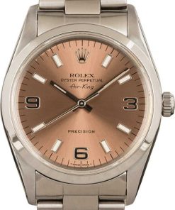 HandMade The Rolex Air-King 14000 Salmon Dial