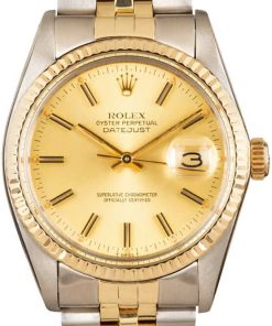 HandMade The Rolex Datejust 16013 Champagne Tritium Dial